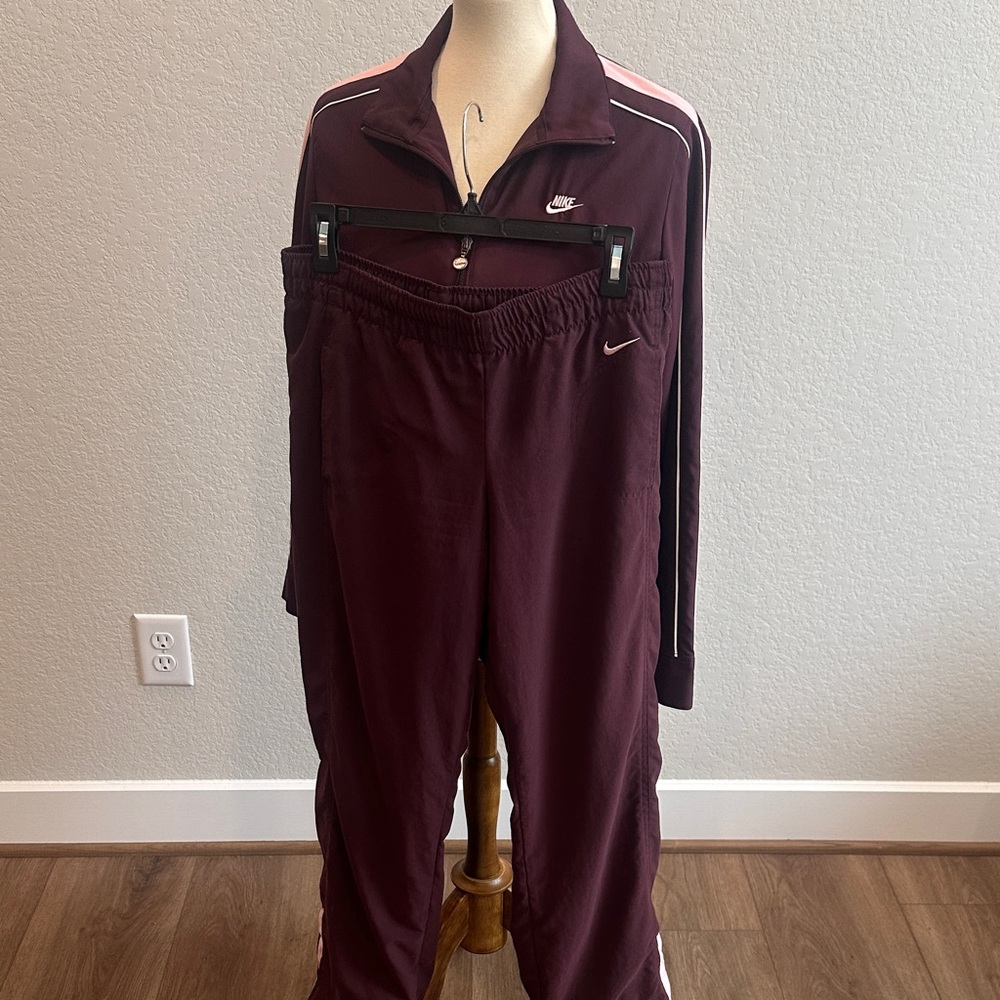 Nike Women's Classic Burgundy Tracksuit